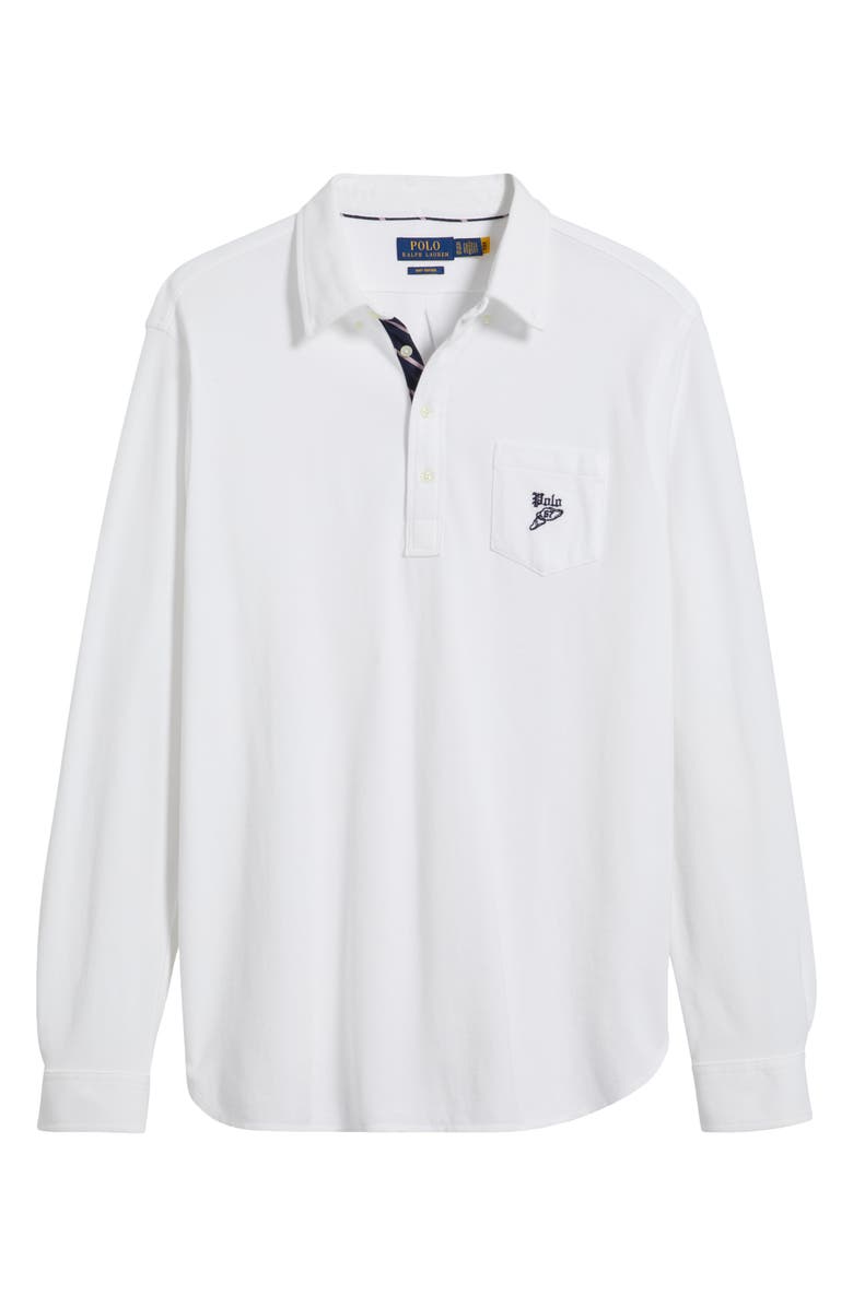 Polo Ralph Lauren Long Sleeve Cotton Oxford Polo, Alternate, color, 
