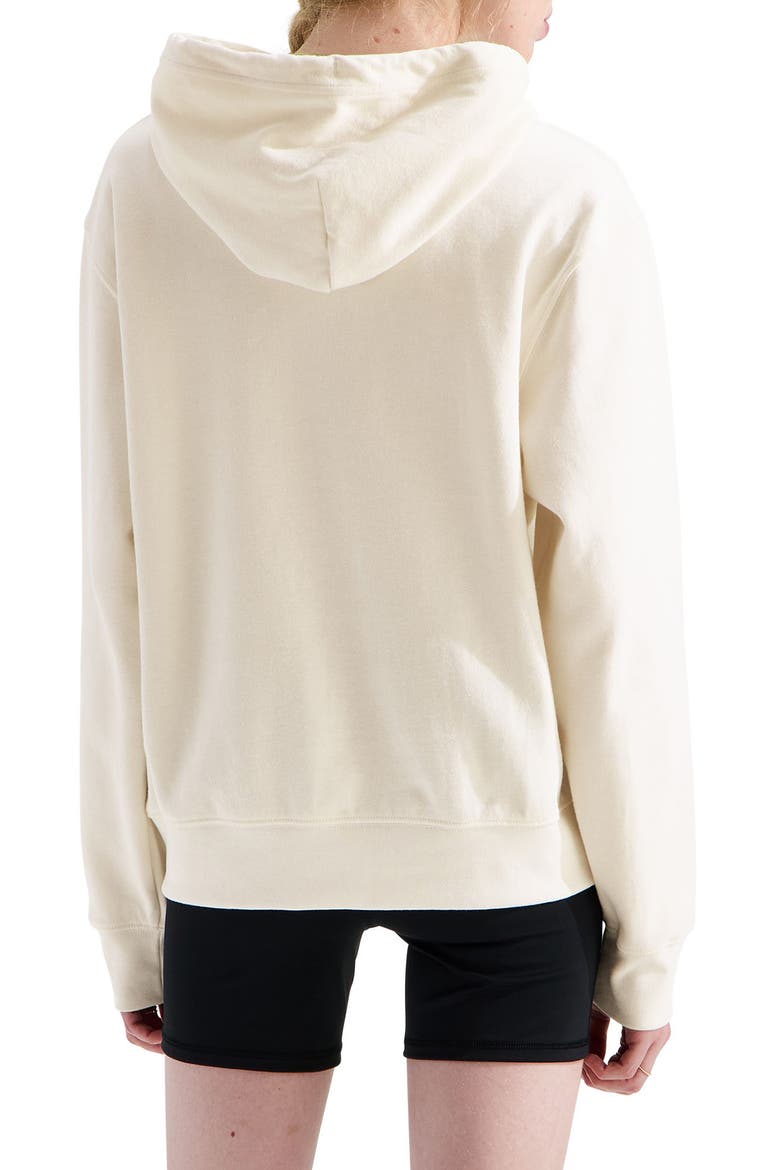 Double Knit Hoodie, Alternate, color, WHITE DUNE
