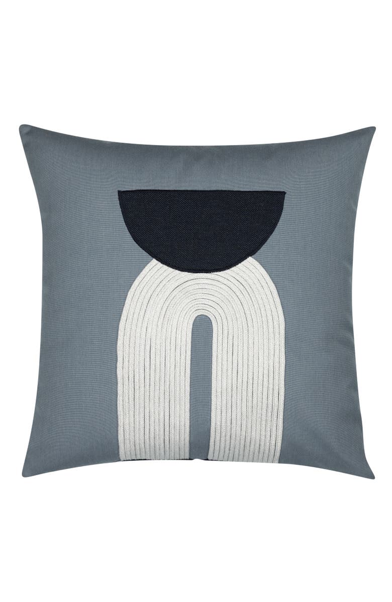 Elaine Smith Modern Balance Slate Indoor
Outdoor Woven Accent Pillow, Main, color, Slate