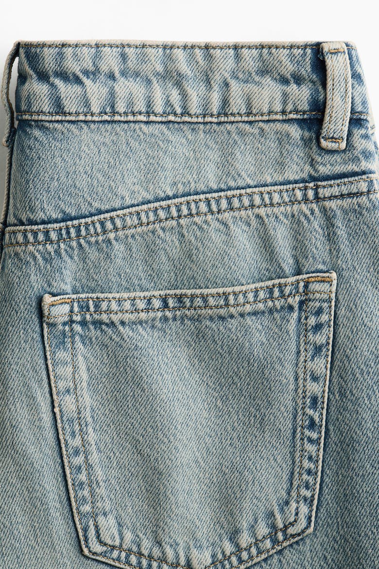 Straight Regular-waist Jeans, Alternate, color, Denim blue