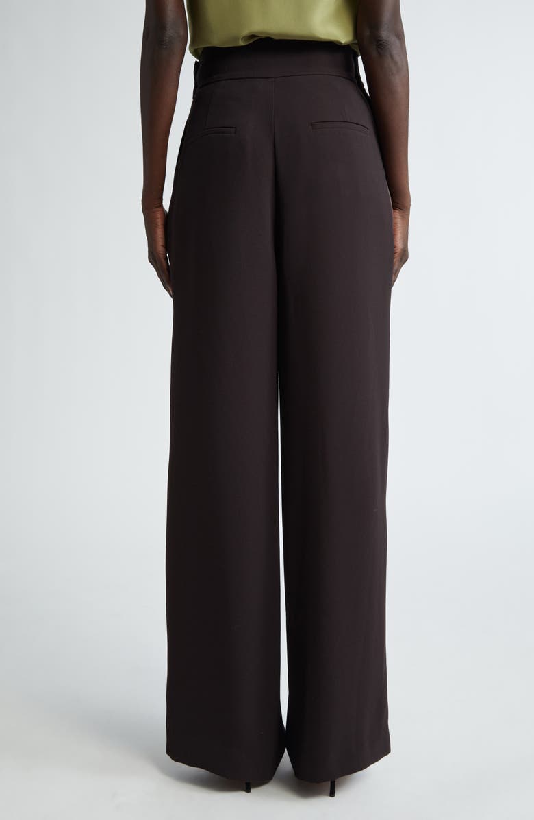 ST. JOHN Satin Back Crepe Wide Leg Pants, Alternate, color,