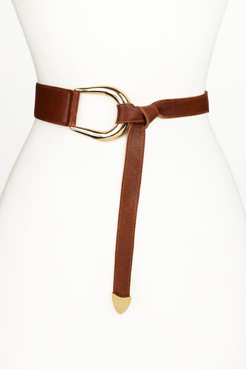 Sheila Knot Leather Belt