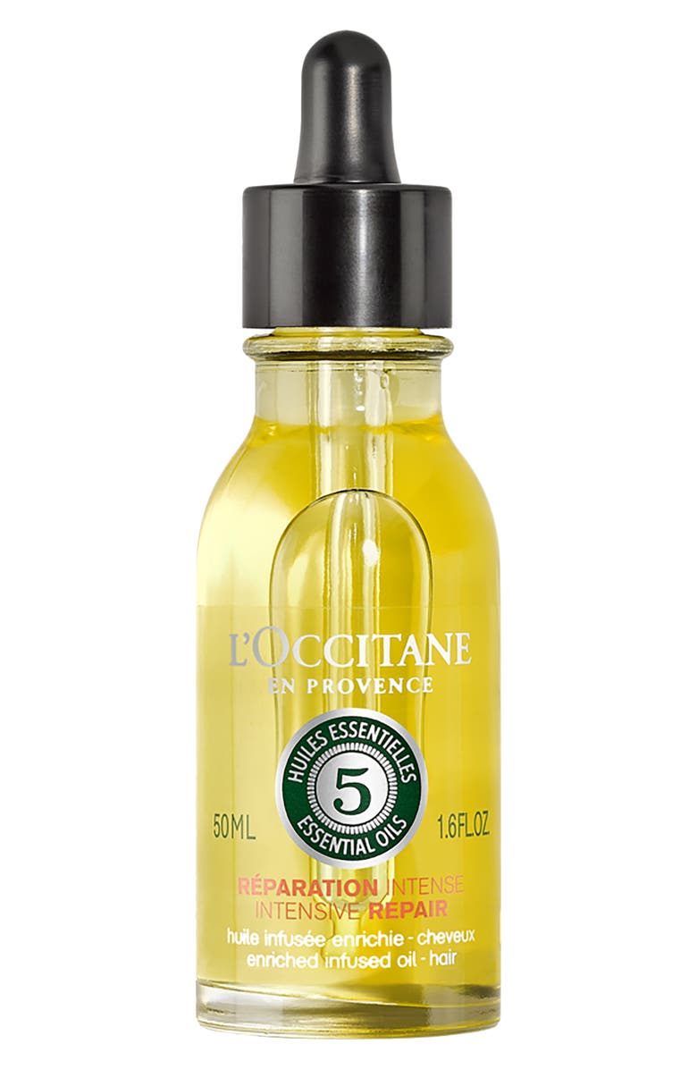 L'Occitane Intensive Repair Enriched Infused Hair Oil, Main, color,