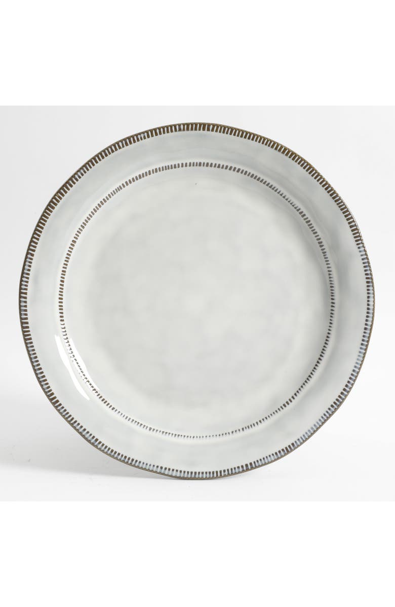 Gibson Elite Terranea 12 Piece Stoneware Dinnerware Set , Service for 4, Alternate, color, White