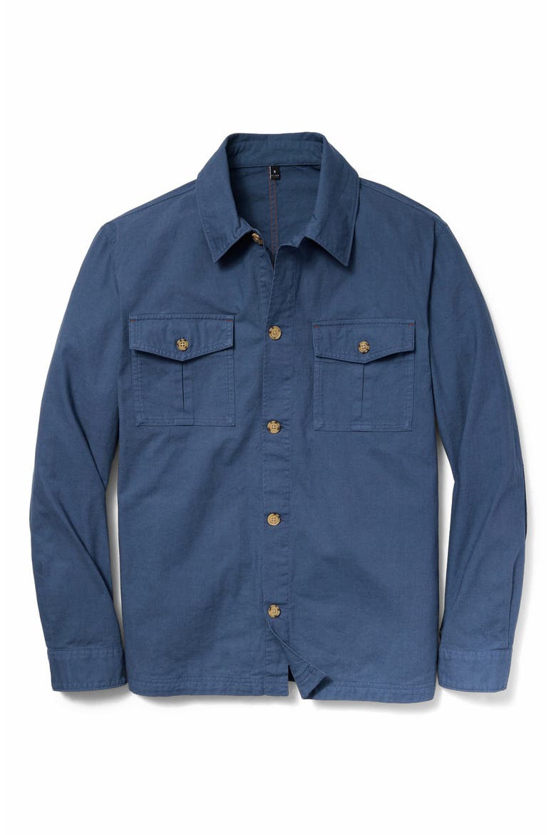 One Fit Shirt Jacket, Alternate, color, FRENCH BLUE