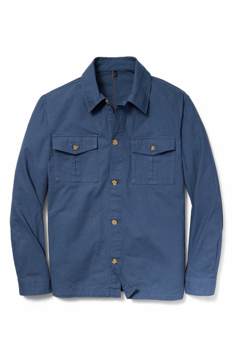 Bonobos One Fit Shirt Jacket, Alternate, color, French Blue