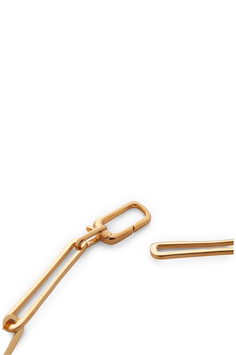 Alta Long Link Necklace, Alternate, color, GOLD