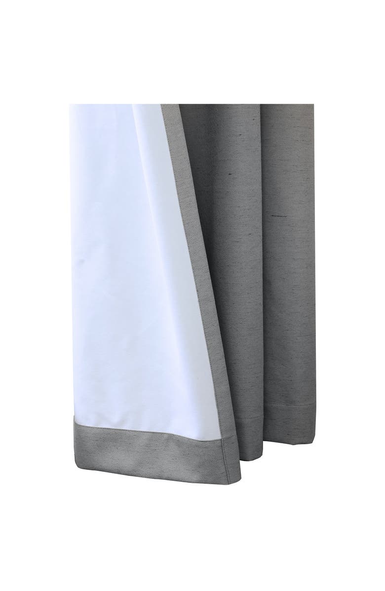 Outdoor Decor by Commonwealth Indoor Curtain Panel, Alternate, color, Dark Grey