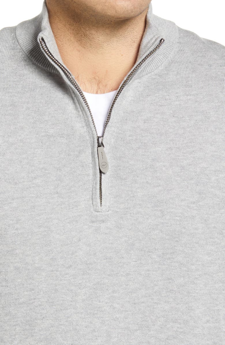 vineyard vines Men's Thaxter Cotton & Cashmere Quarter Zip Pullover, Alternate, color, 