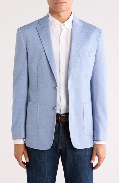 Twill Knit Sport Coat (Regular, Short & Long)