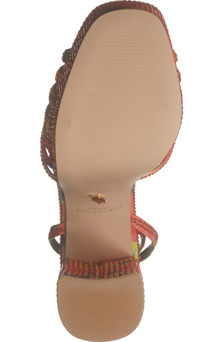 Kurt Geiger London Pierra Ankle Strap Platform Sandal, Alternate, color, Orange