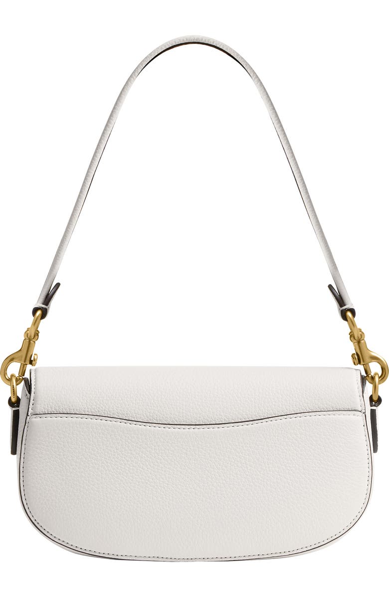 COACH Pebbled Crossbody Bag, Alternate, color, Chalk