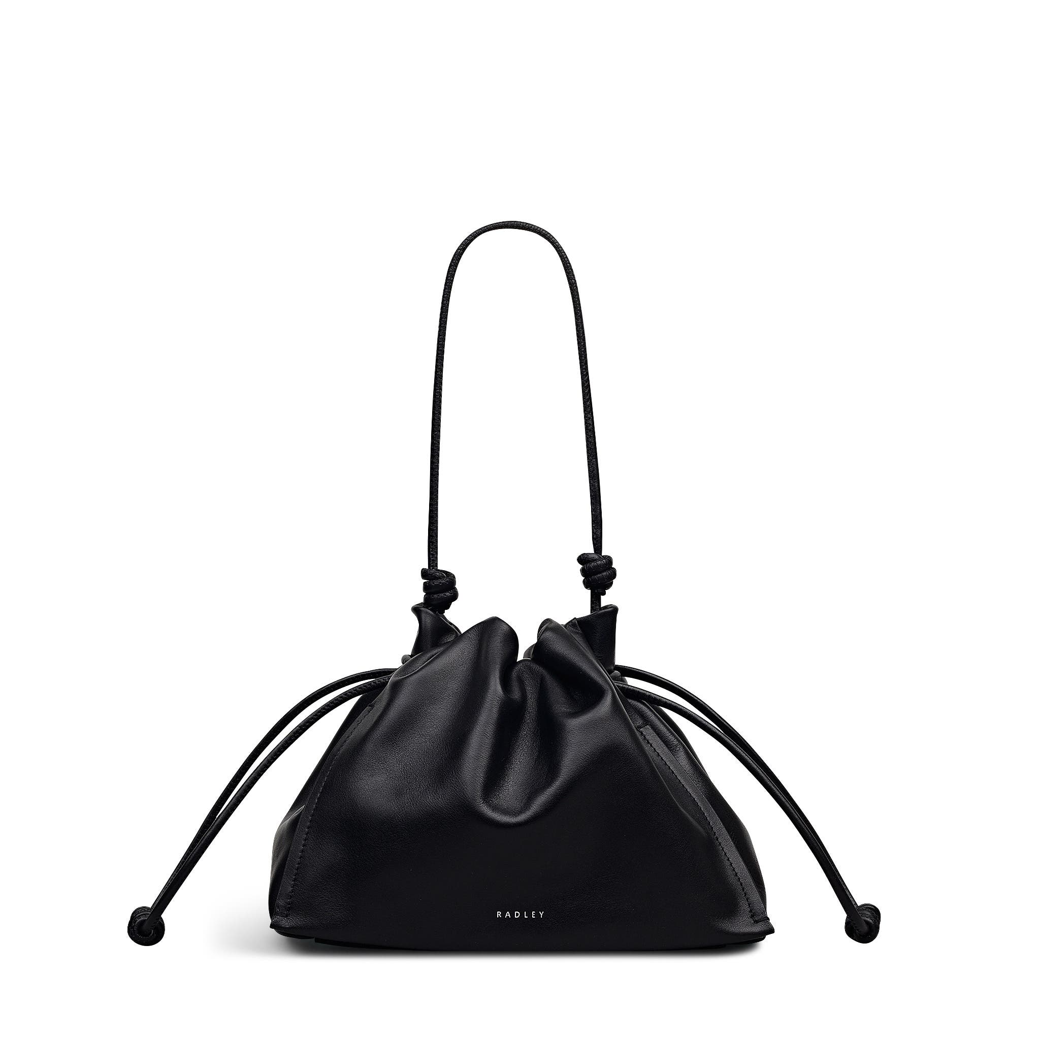 Radley The Roxburgh Medium Drawstring Crossbody Bag, Main, color, Black