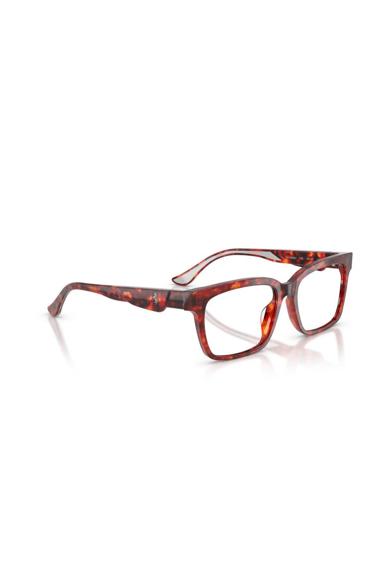 55mm Rectangle optical glasses, Alternate, color, Tortoise