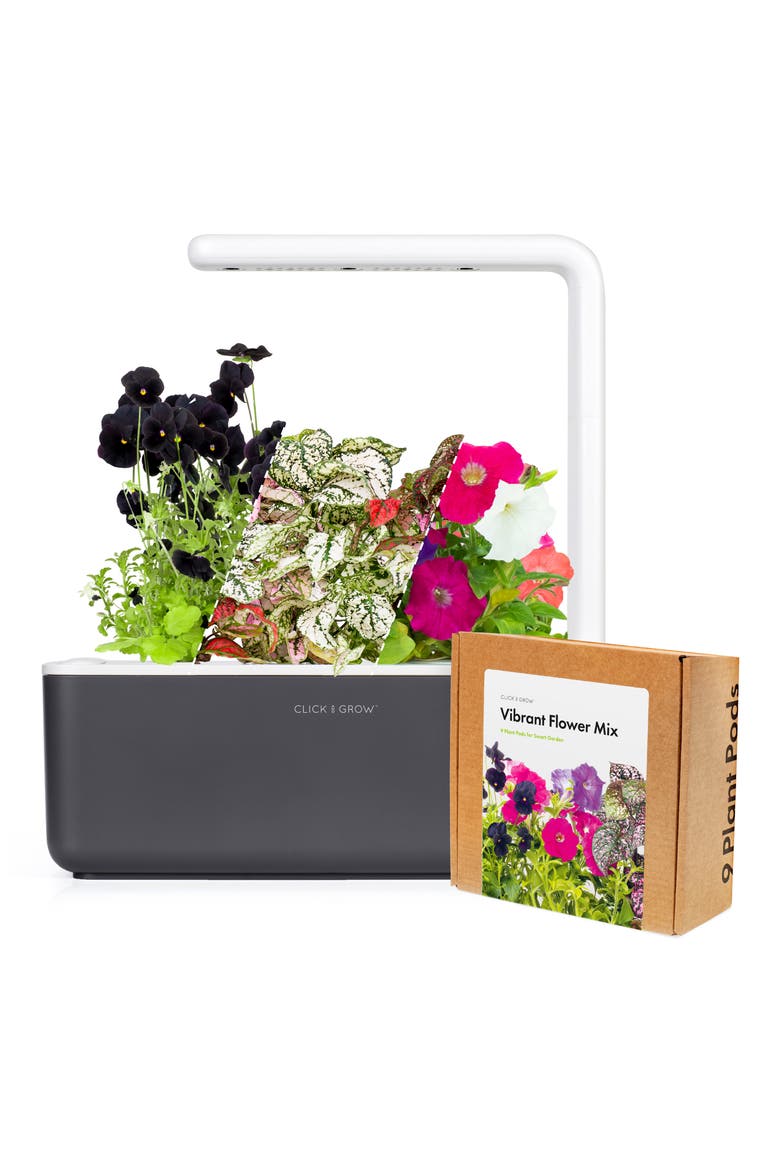 Smart Garden 3 Small Vibrant Flower Kit, Main, color, GREY
