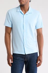 DENIM AND FLOWER Knit Camp Shirt