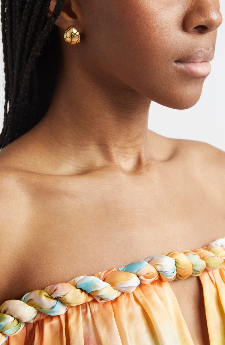 Zimmermann Byron Hoop Earrings, Alternate, color, Gold