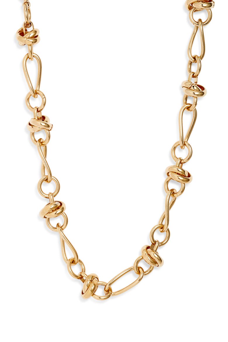 Nefertari Chain Necklace, Main, color, GOLD