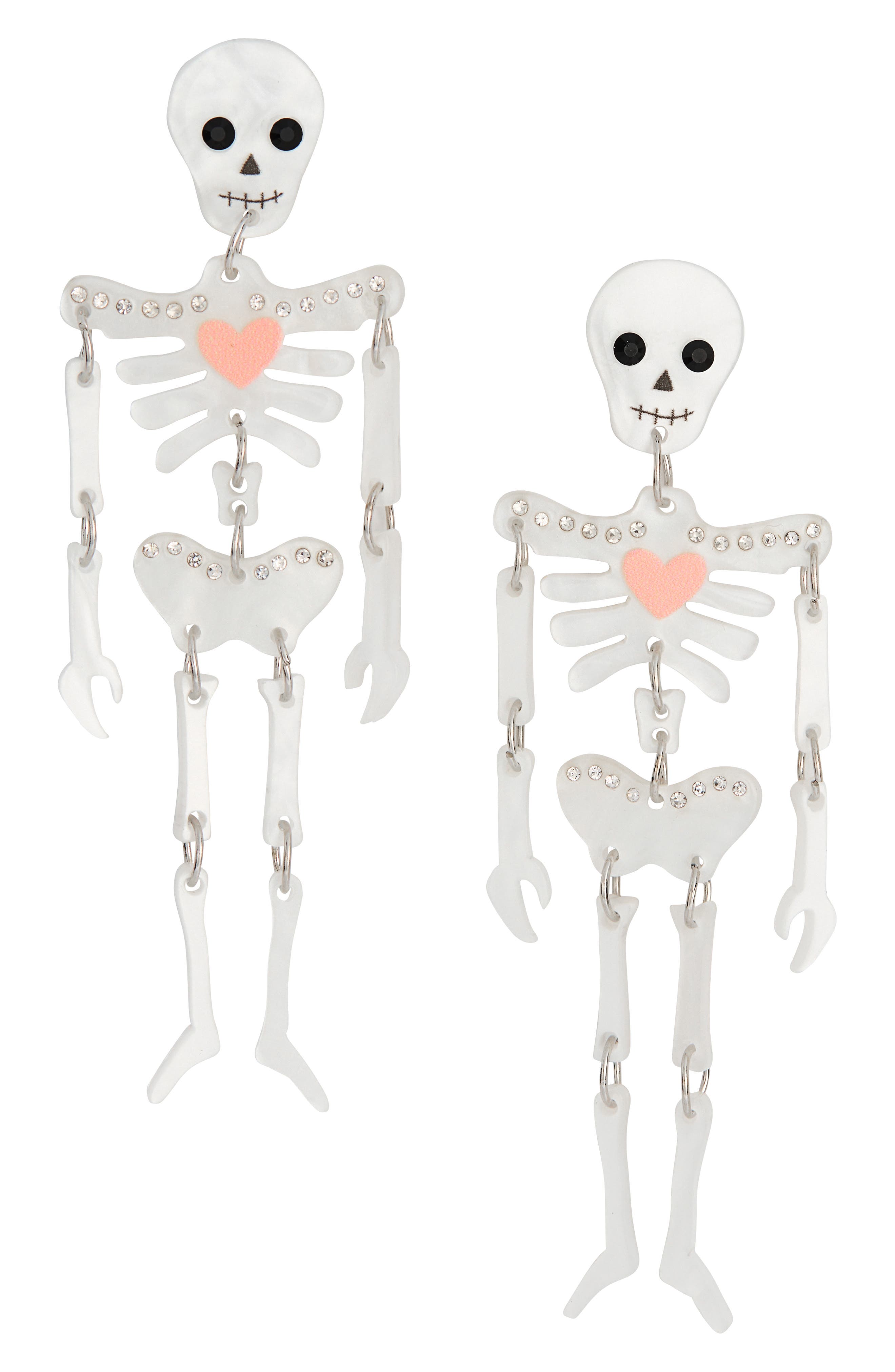 Halloween Skeleton Drop Earrings
