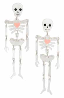 Halloween Skeleton Drop Earrings