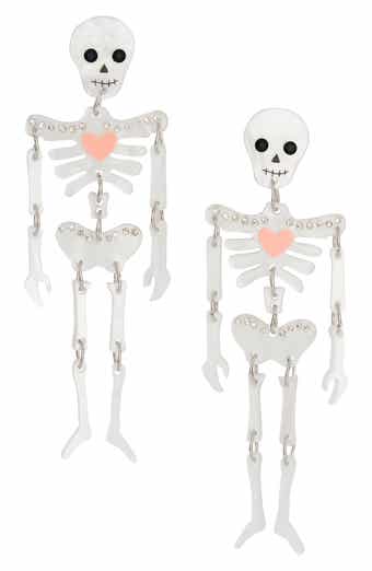 Halloween Skeleton Drop Earrings