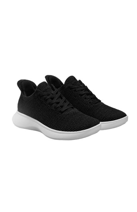 VIVAIA シューズ ブラック Urban] ウール入り ユニセックス スリッポン スニーカー