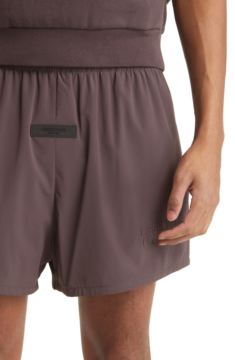 Fear of God Essentials Logo Running Shorts, Alternate, color, 