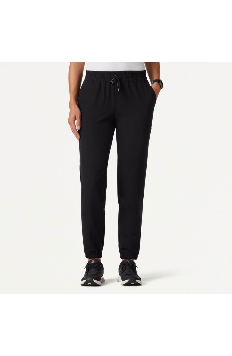 JAANUU Jace Women's 7-Pocket Skinny Scrub Jogger, Main, color, Black