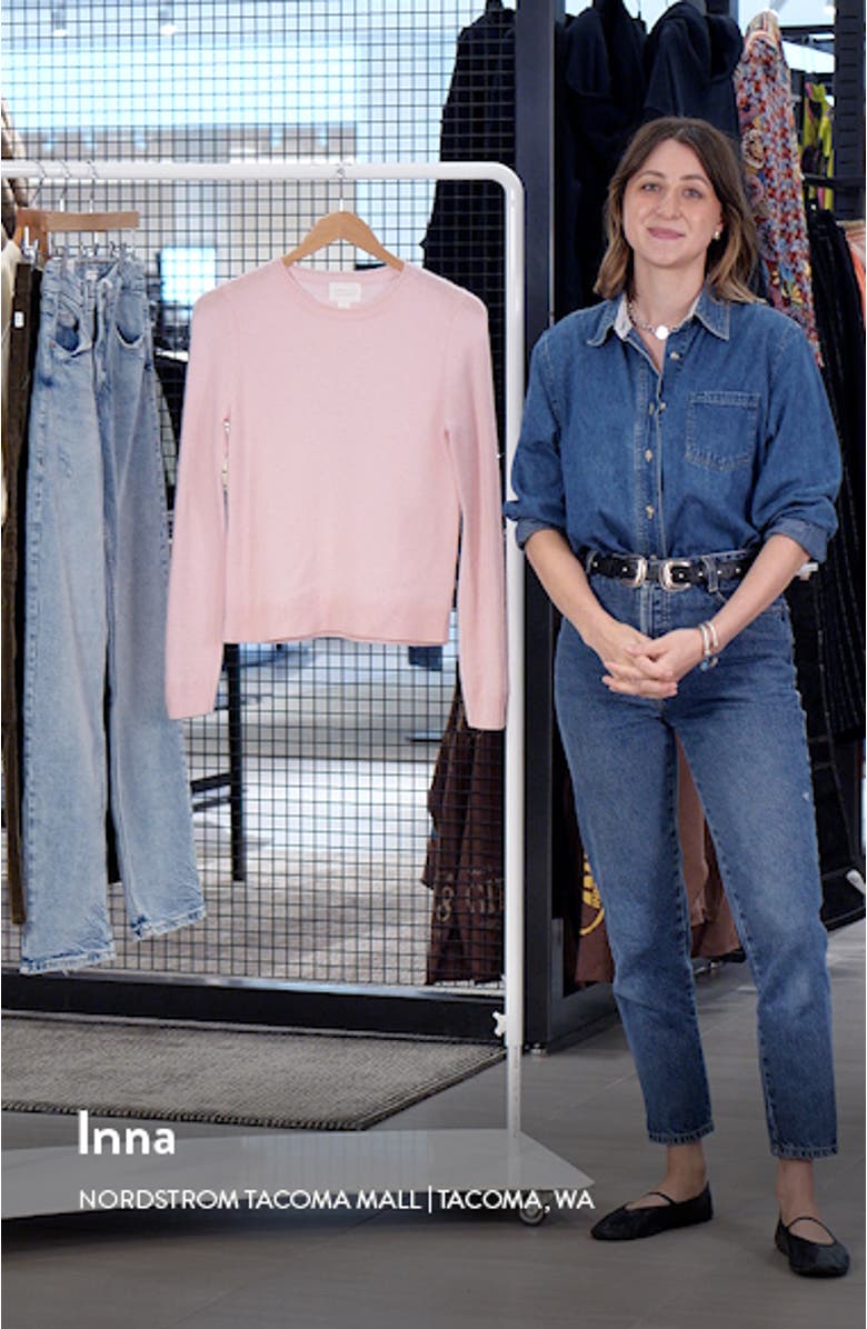 Cashmere Crewneck Sweater, sales video thumbnail