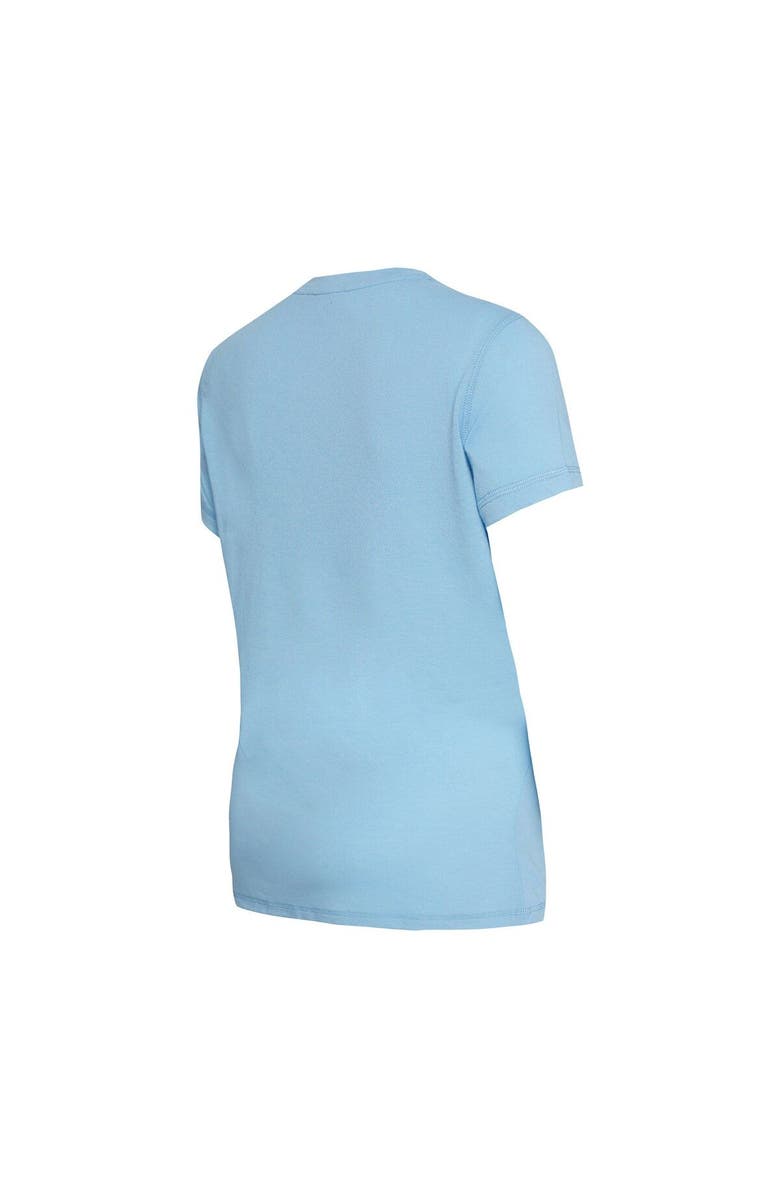 CONCEPTS SPORT Women's Concepts Sport Powder Blue/Navy Los Angeles Chargers Arctic T-Shirt & Flannel Pants Sleep Set, Alternate, color, Powder Blue