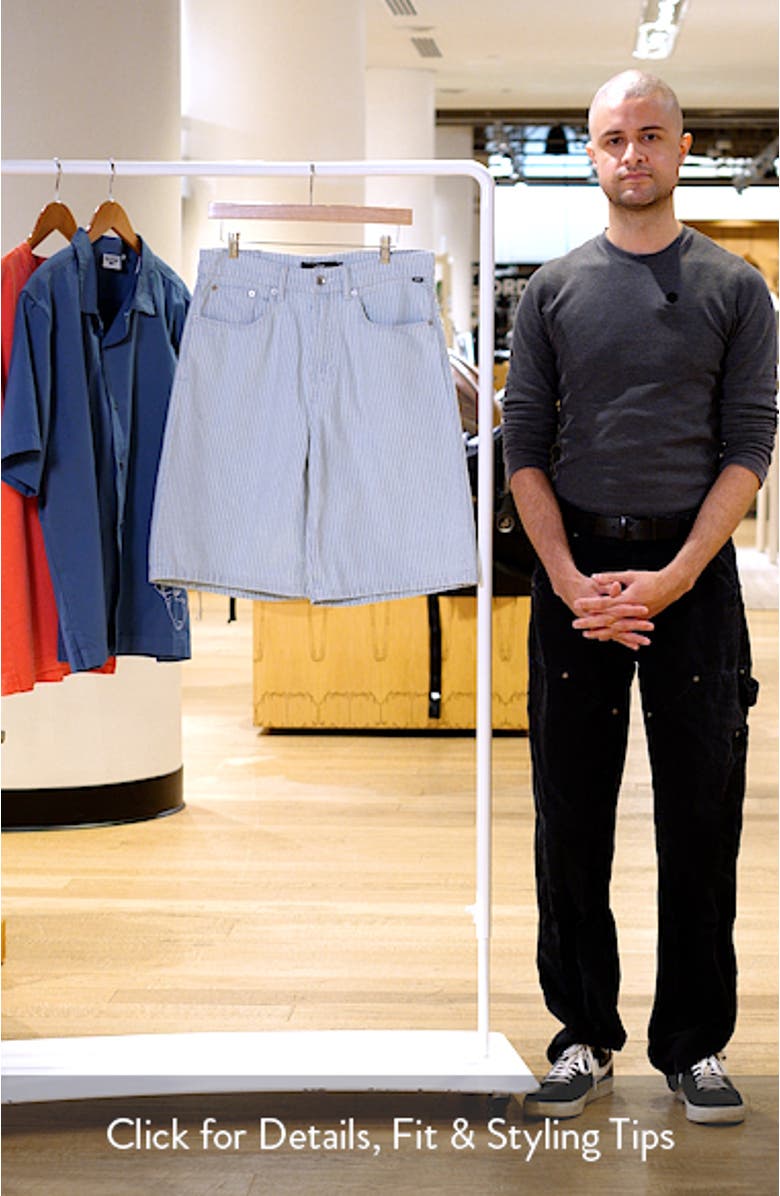 Check-5 Baggy Denim Shorts, sales video thumbnail