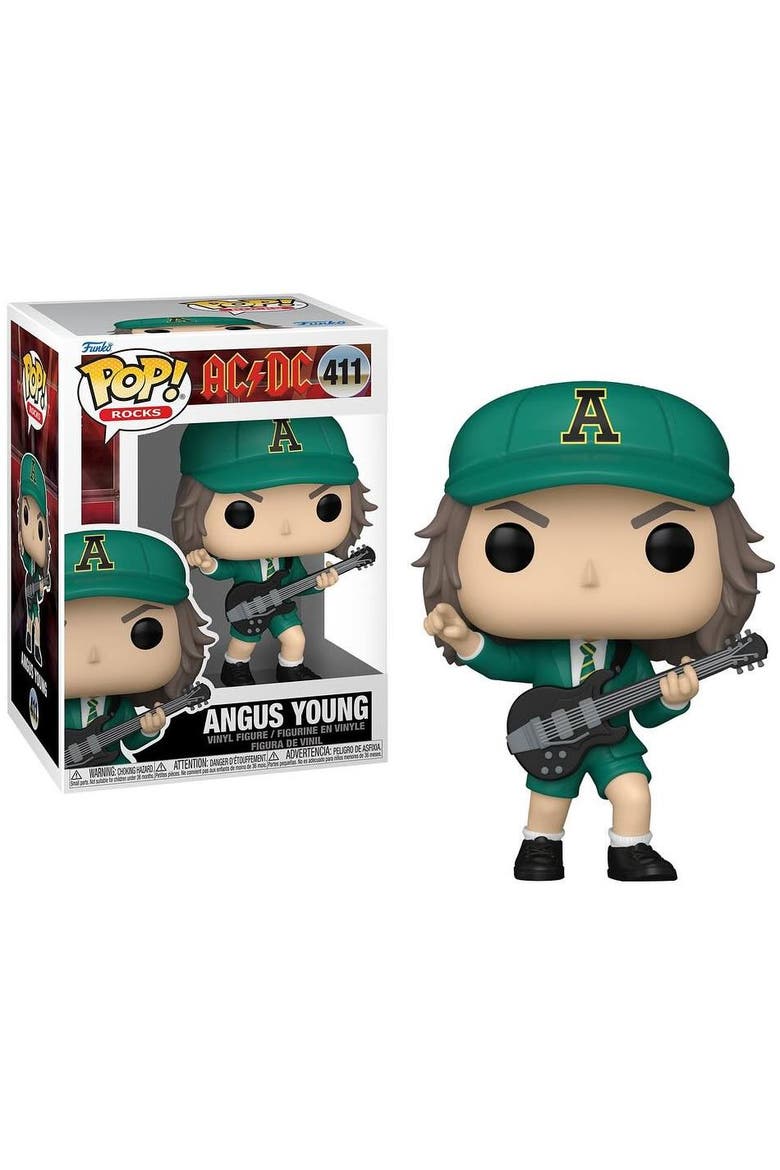 Angus Young (AC/DC) (Green Suit) Funko Pop! Rocks, Main, color, Green