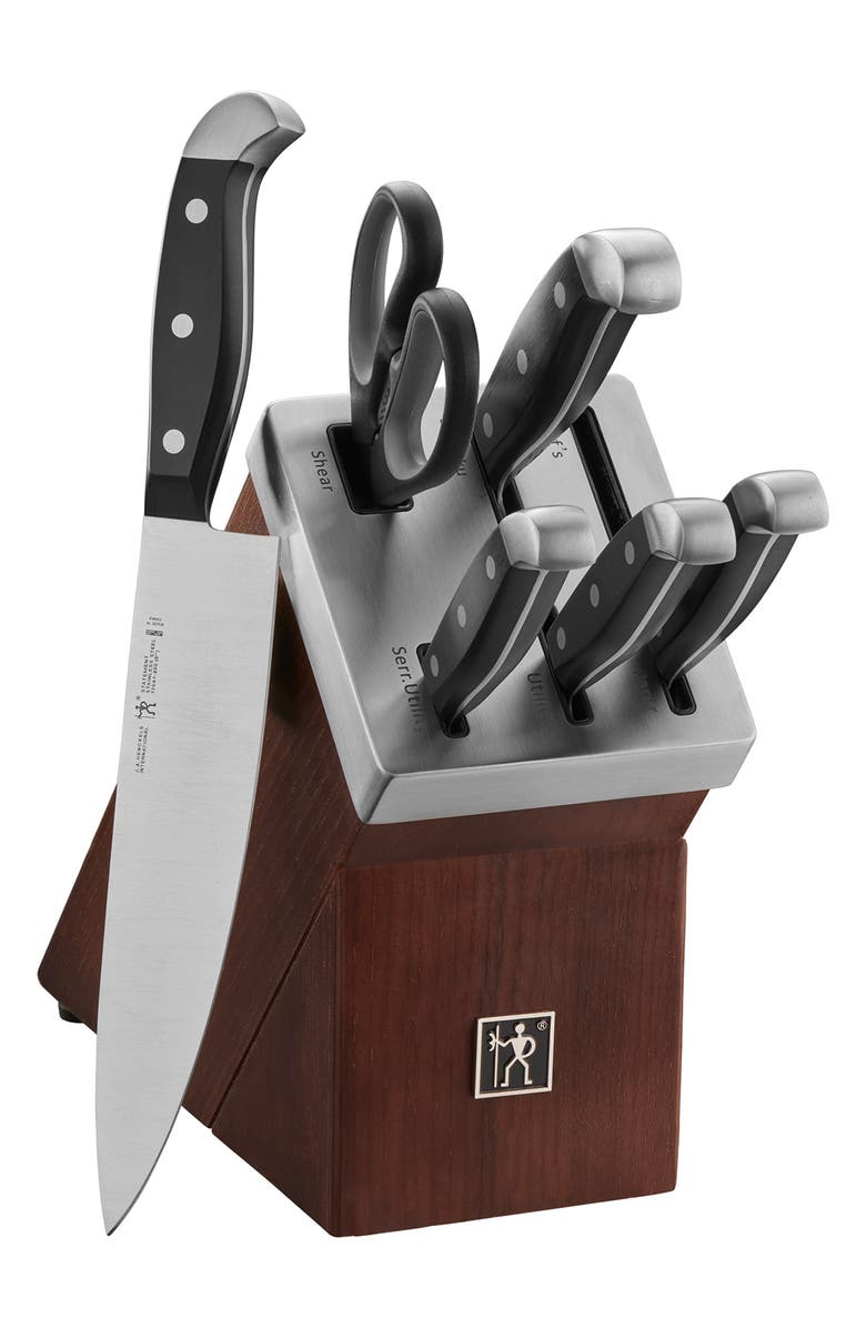 HENCKELS CUTLERY STATEMENT 7-PC SS BLOCK SET, Alternate, color, Stainless Steel