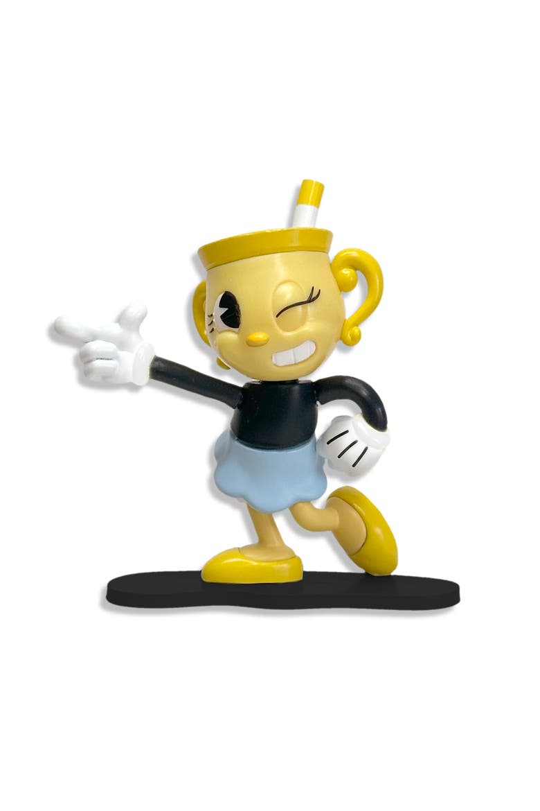 Cuphead Create-A-Figure 3-Inch Mini Figure | Ms. Chalice, Alternate, color, Yellow