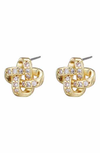 Twisted Knot Stud Earrings