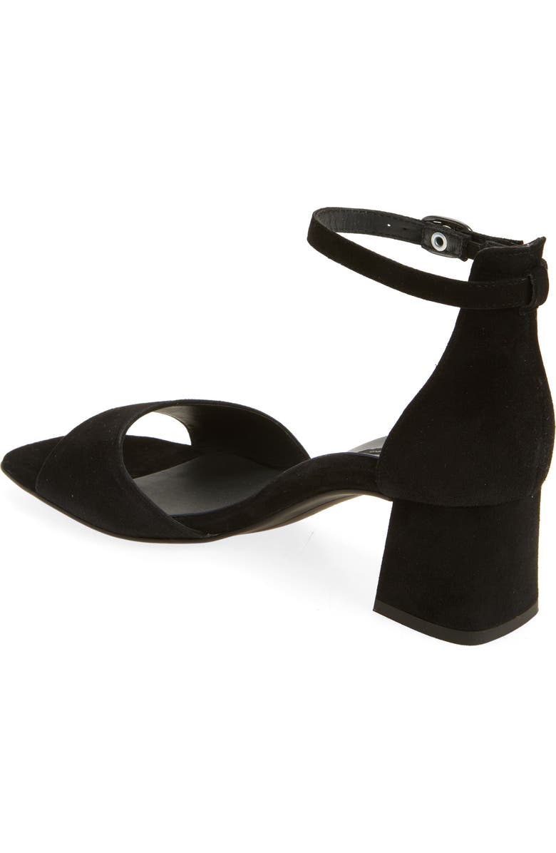 Paul Green Barbee Ankle Strap Sandal, Alternate, color, Black Suede