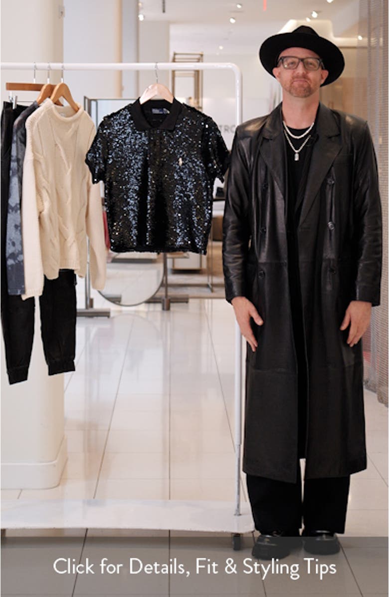 Sequin Crop Polo, sales video thumbnail