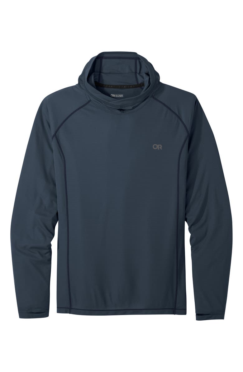 Outdoor Research Echo Recycled Polyester Hoodie, Alternate, color, Naval Blue