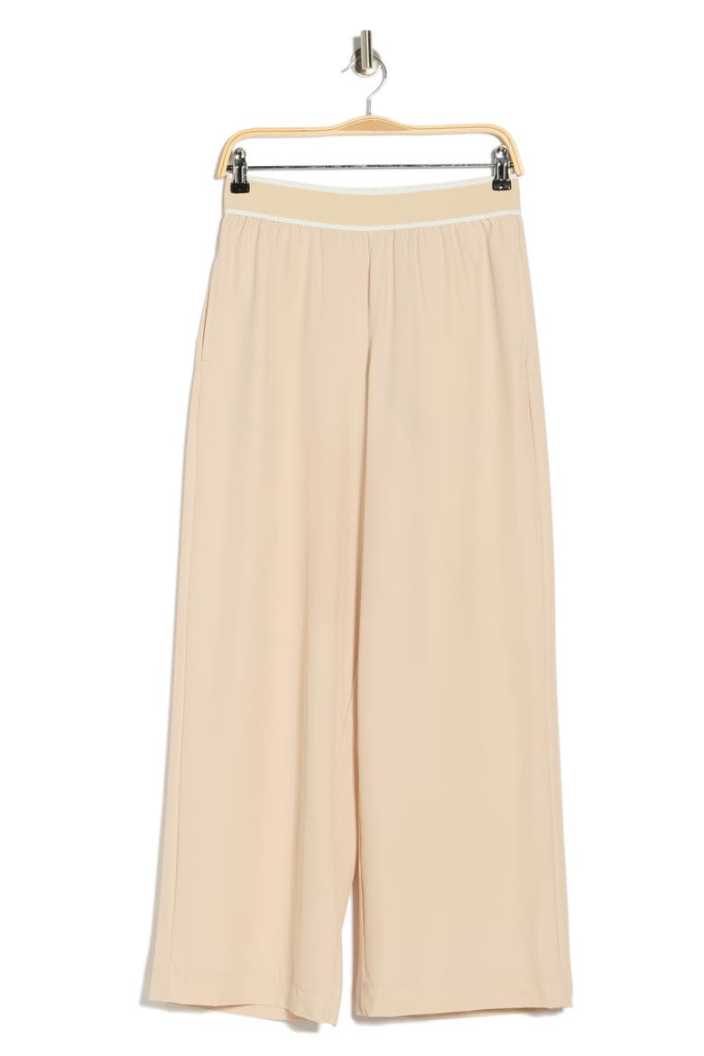 Warp X Wide Leg Pants, Alternate, color, MIST SAND/ WHITE DOVE