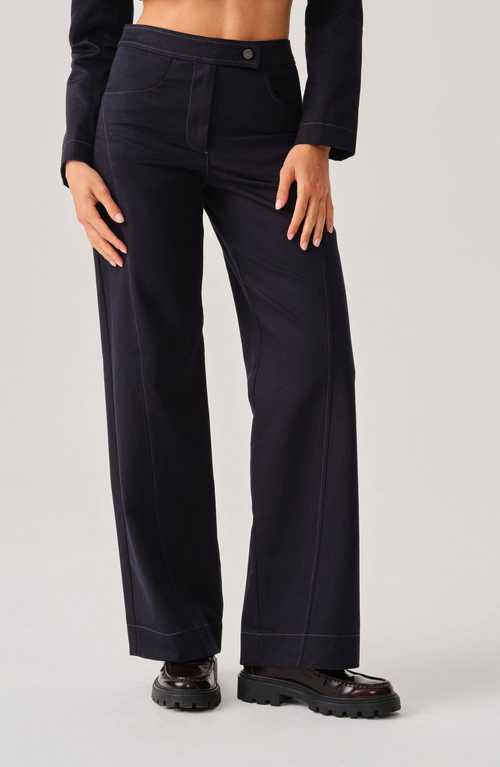 Leman Mercer Sloane Pant In Blue