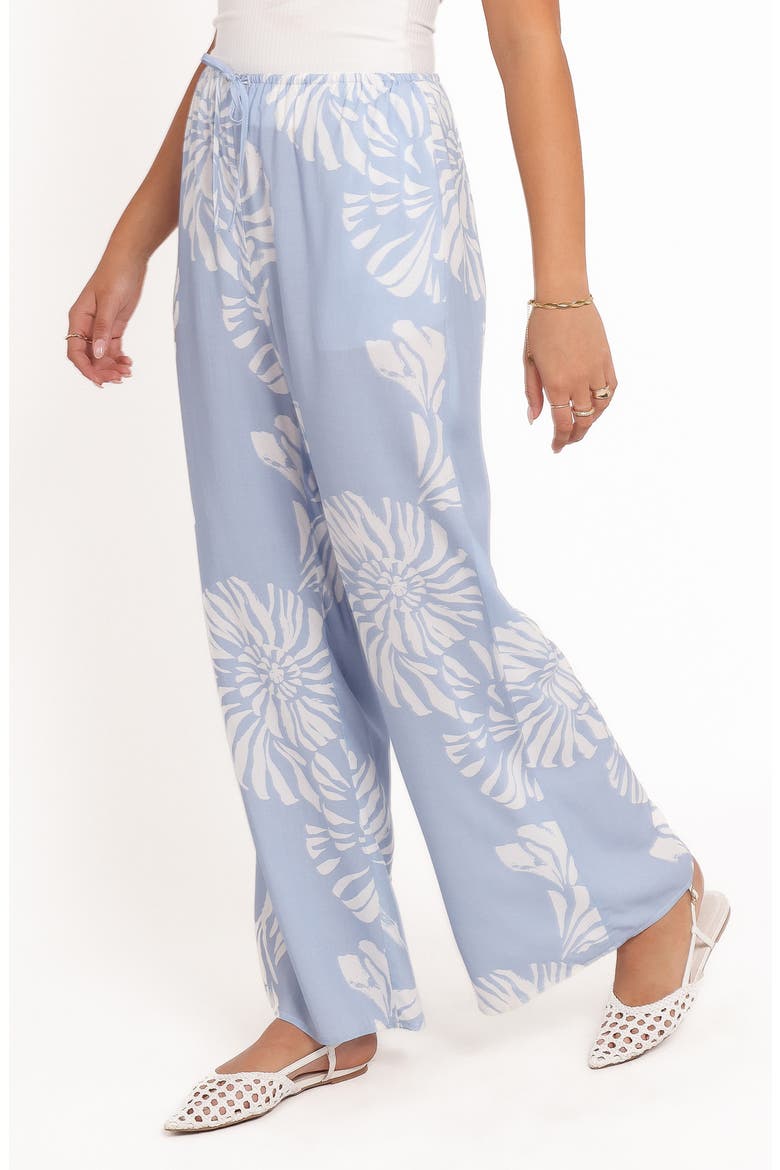 Sui Seashell Print Wide Leg Drawstring Pants, Alternate, color, SHELL PRINT