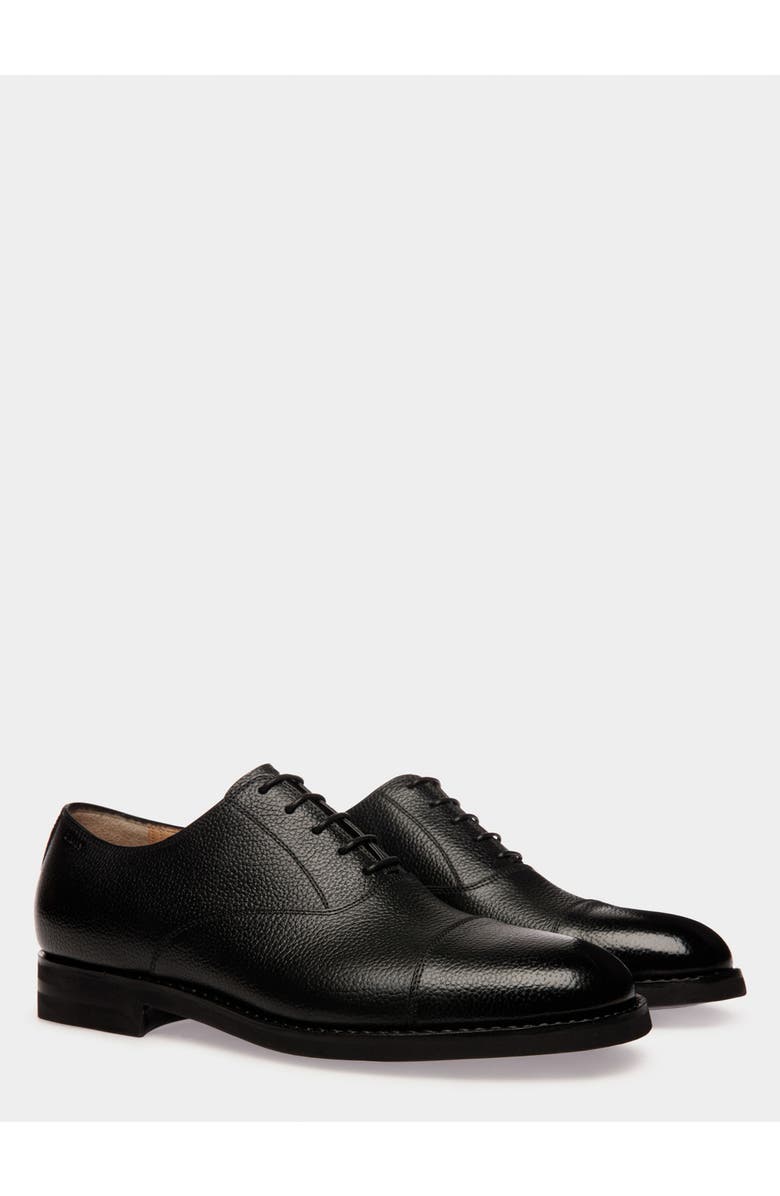 Bally Schoenen Oxford In Grained Leather, Alternate, color, Black