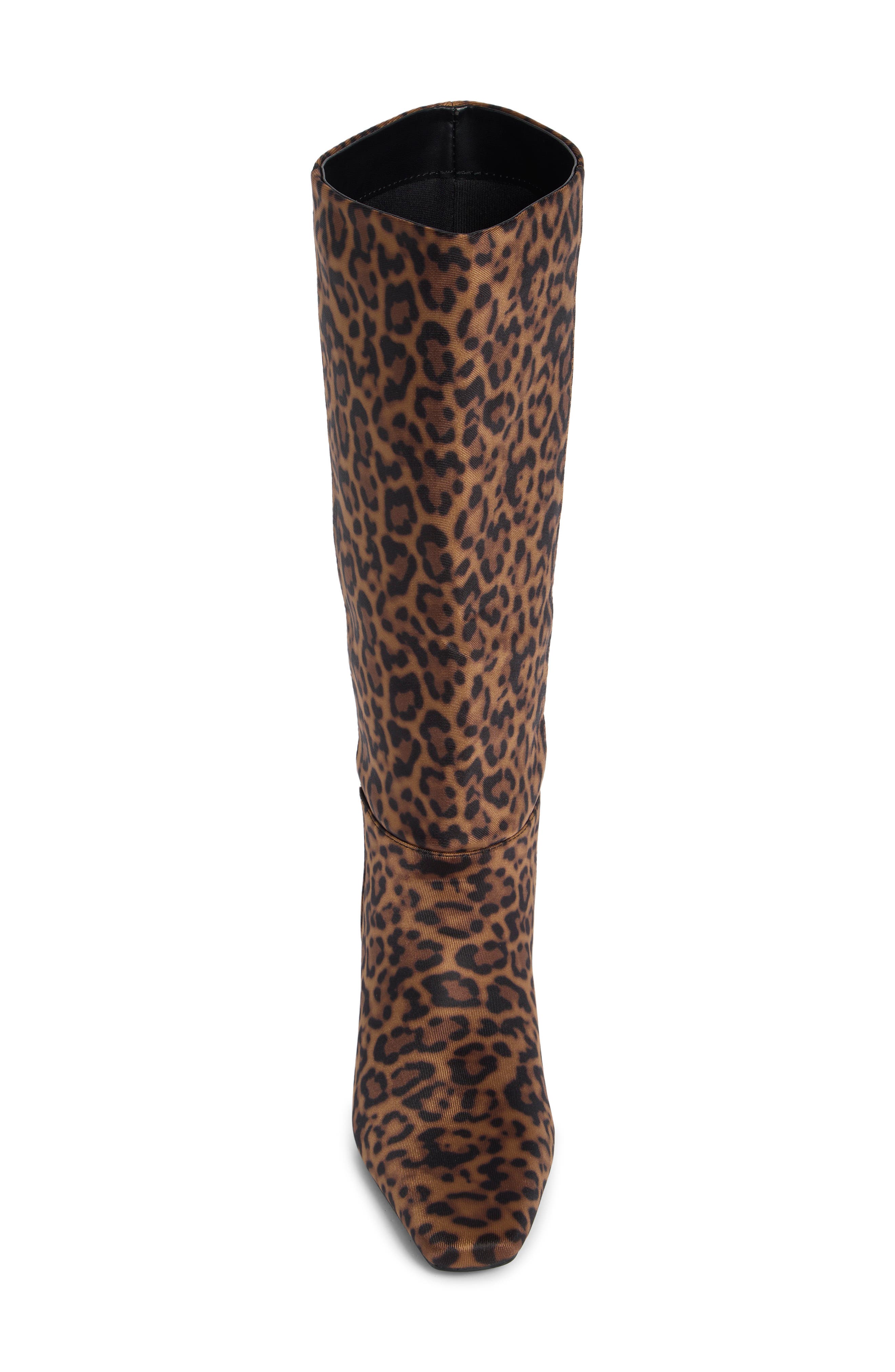Billini Jovie Leopard Knee High Boot, Alternate, color, ANIMAL