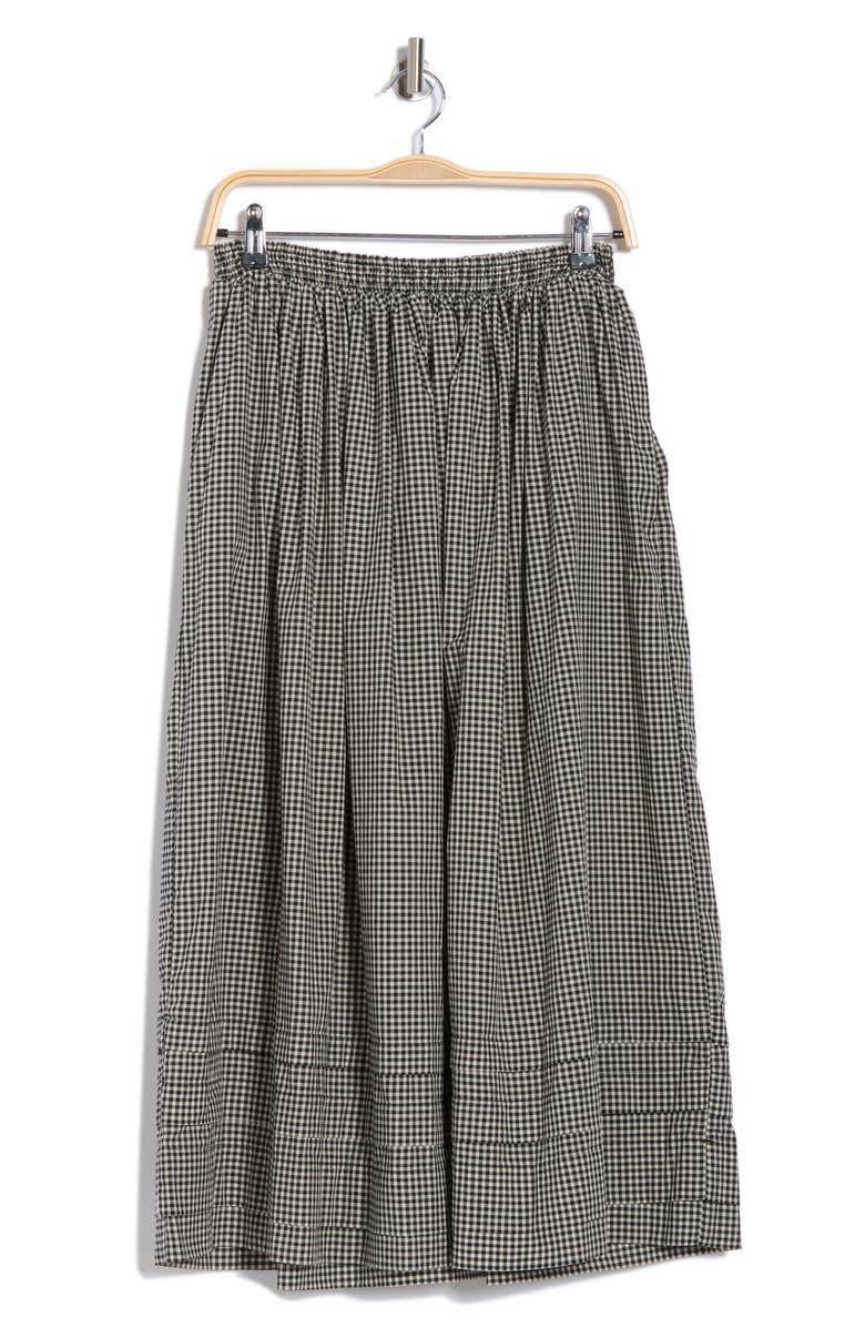 INDUSTRY REPUBLIC CLOTHING Gingham Pull-On Skirt, Alternate, color, 