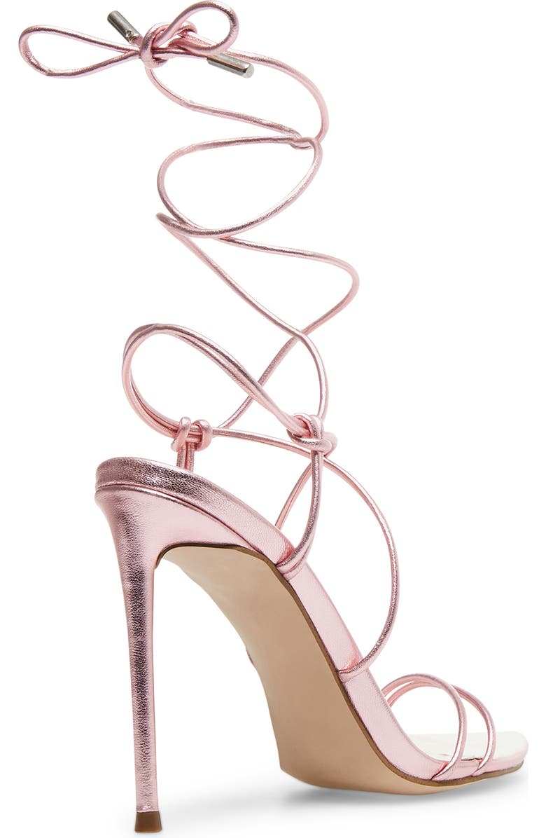 Steve Madden Winnie Harlow x Steve Madden Badgirl Ankle Wrap Stiletto Sandal, Alternate, color,