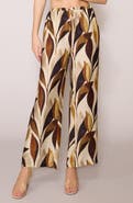MELLODAY Floral Print Ankle Pants