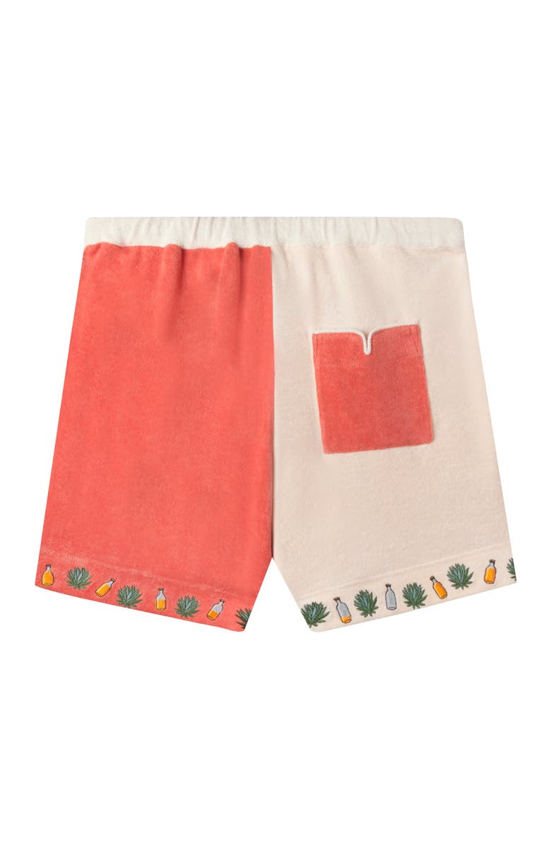 Tombolo '¡Gusanito!' Cabana Shorts, Alternate, color, Parchment/Pink Adobe