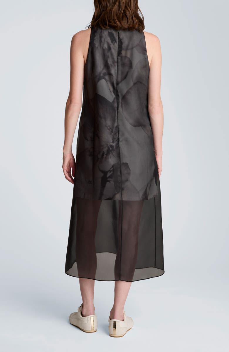 Kenneth Cole Sheer Overlay Dress, Alternate, color, 