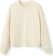 MANGO Crewneck Cotton Sweatshirt