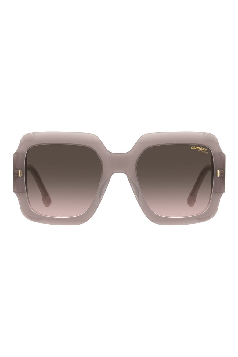 54mm Gradient Rectangular Sunglasses, Main, color, 0FWM-HA